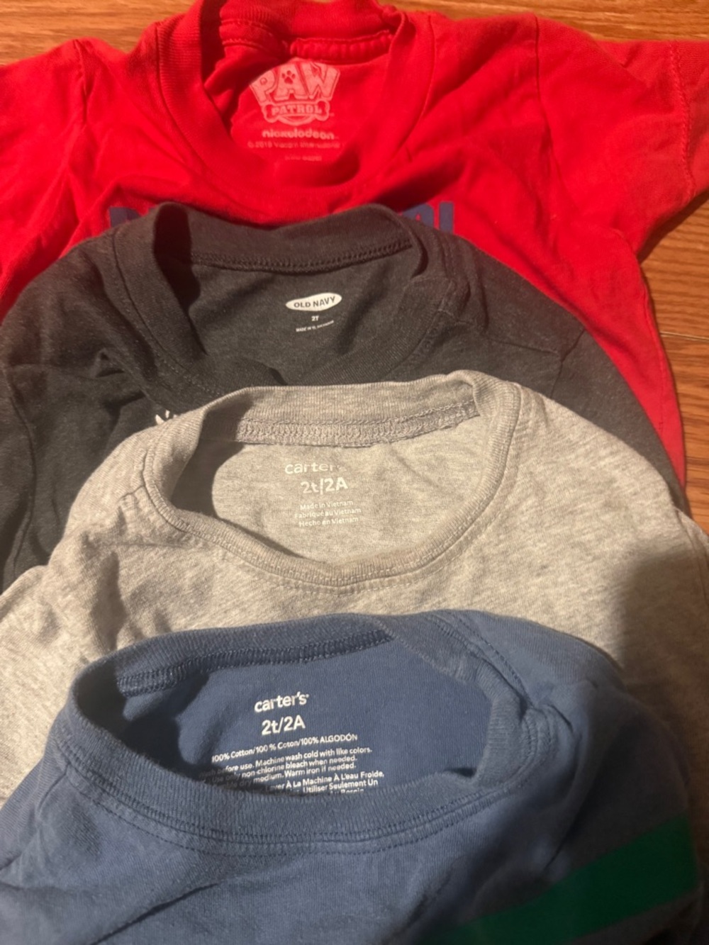 Toddler Boys Set of 9 Short Sleeve Shirts -2T - Picture 3 of 3